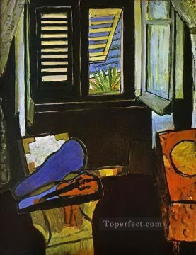 boy playing a violin Painting - Interior with a Violin abstract fauvism Henri Matisse